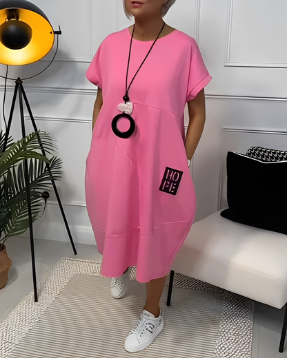Estelle - Einfaches lockeres Kleid für Frauen