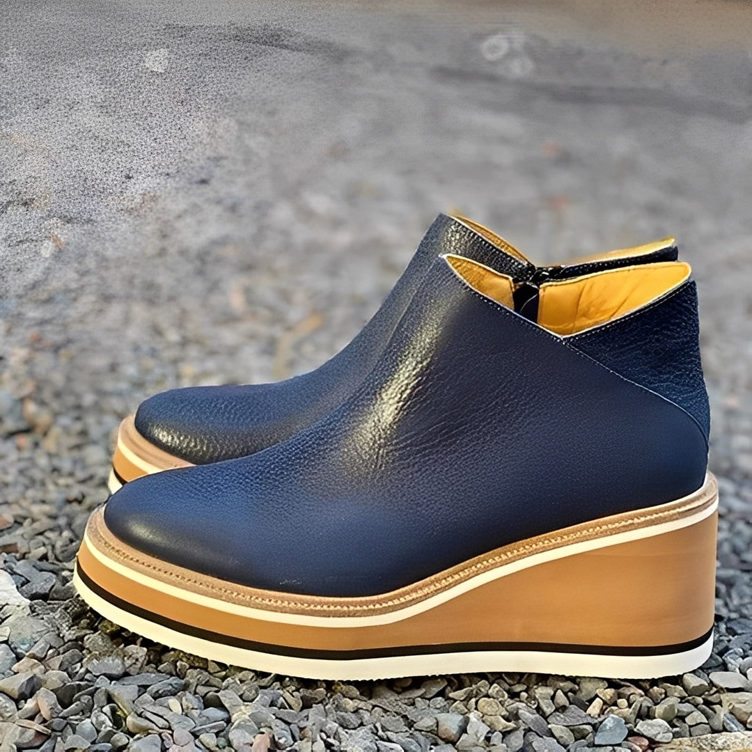 Lyana - Botas de inverno com fecho éclair para mulheres