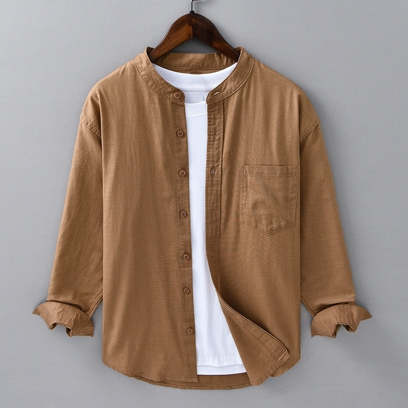 Andrew - Camisa de manga comprida confortável para homens