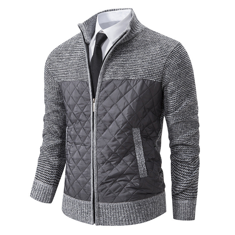 Denton - Elegant, warm twill jacquard jacket for men