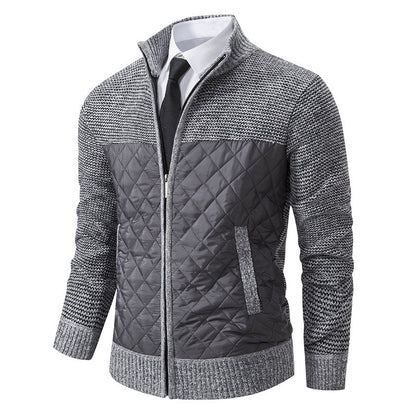 Denton - Elegant, warm twill jacquard jacket for men