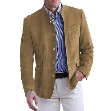 Brenden - Clássica Jaqueta Casual com Botões para Homens