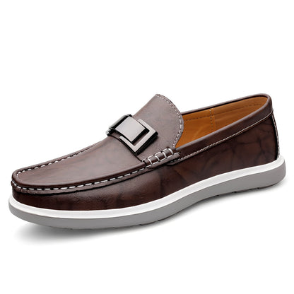 Martin - Casual flat leather shoes for men