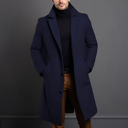 Clifton - Moderno Trenchcoat de Lã para Homens