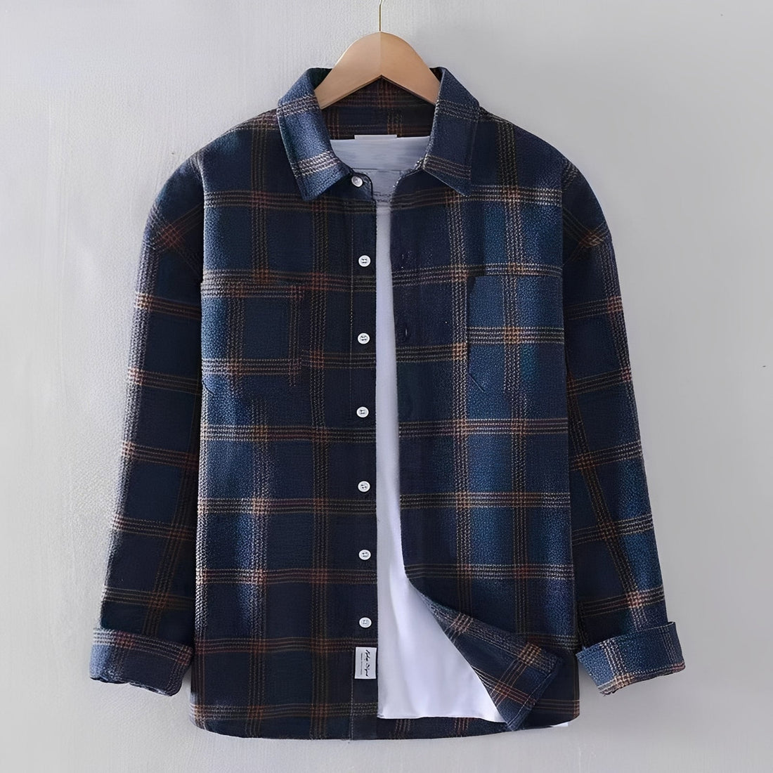 Daniel – Camisa de manga comprida para homem – roupa casual e estilosa