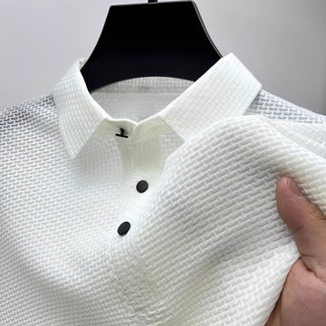 Stan - Camisa polo elegante de manga curta para homens
