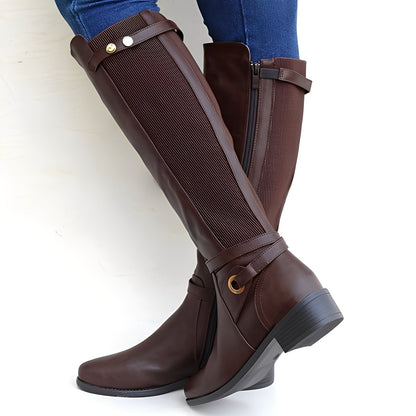 Megan - Classic, sturdy leather boots for women