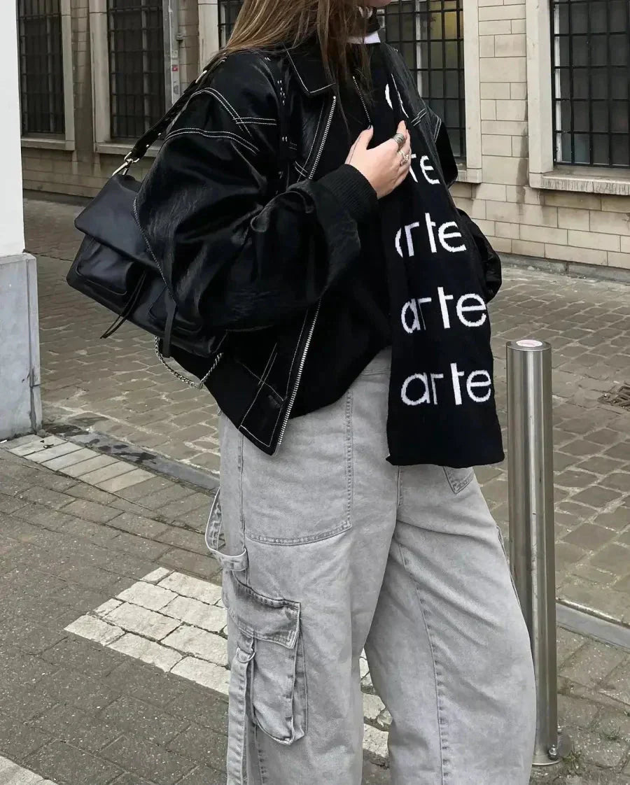 Lucia – Jaqueta Bomber Oversize