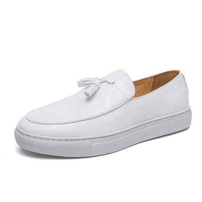 Steven - Elegant Leather Slip-on Shoes for Men