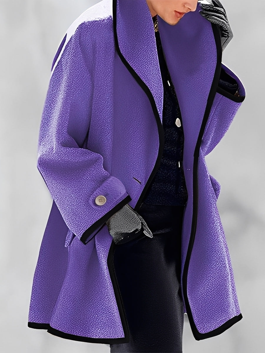 Mikayla - Casaco de lã quente com capuz para mulheres