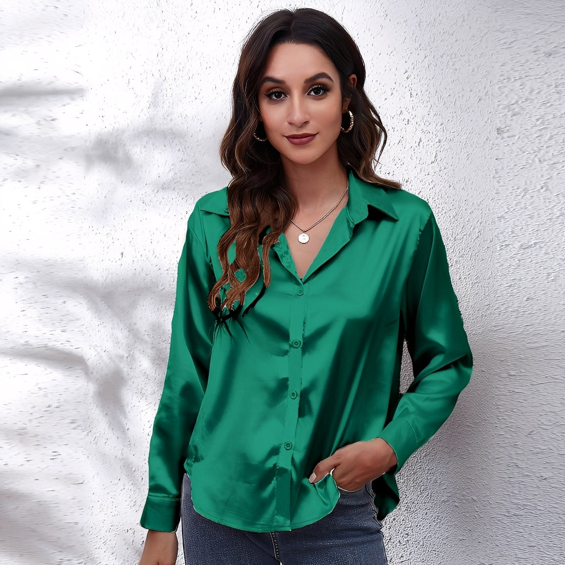 Haylee - Blusa leve e brilhante
