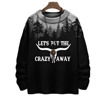 Eugene - Elegant striped wool sweater for men