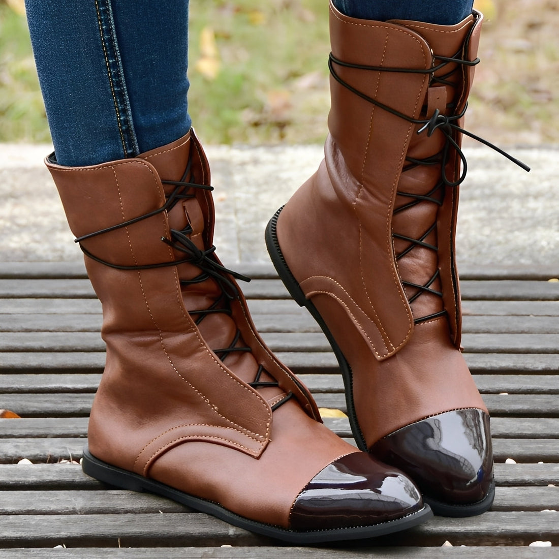 Ellen - Botas de Tornozelo Estilosas