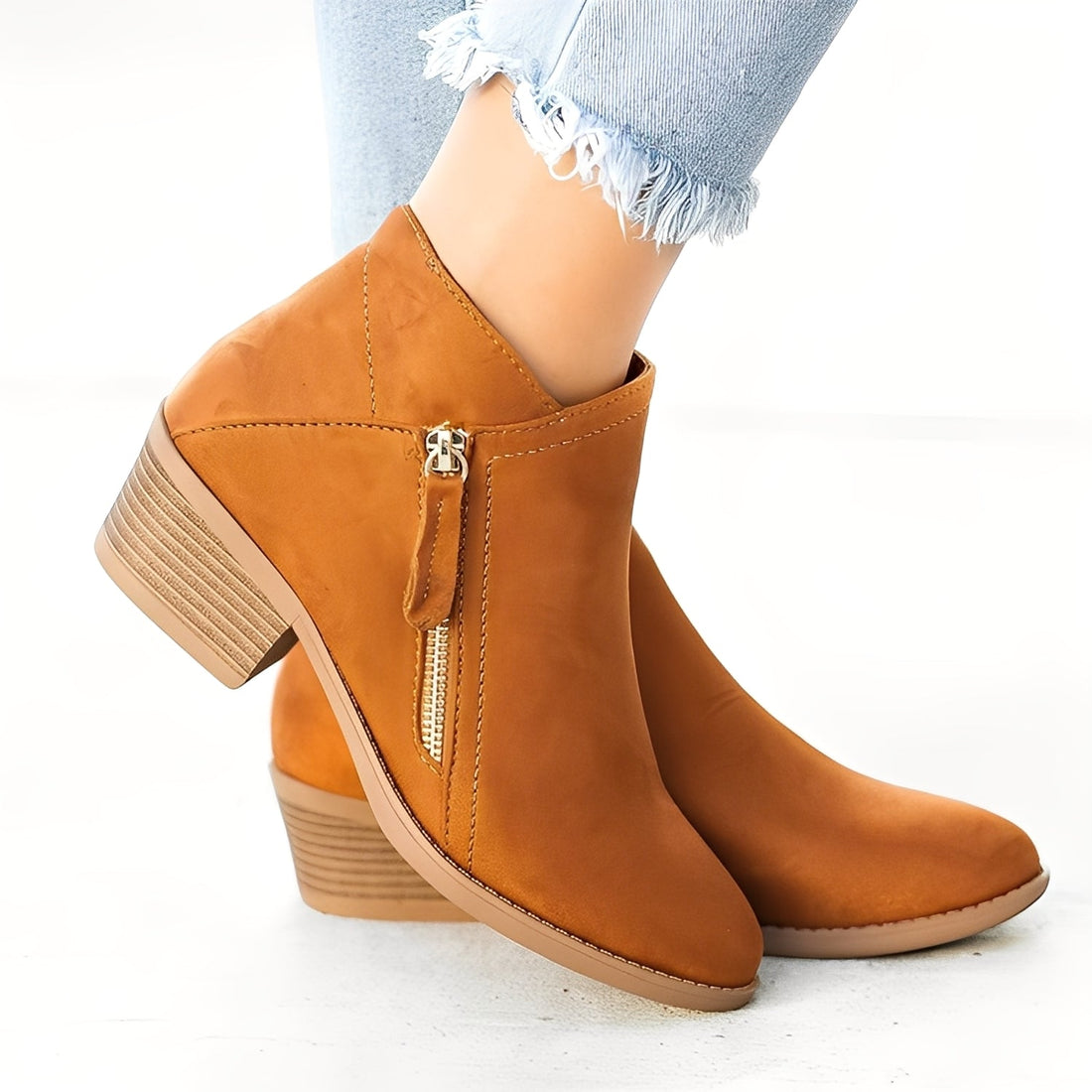 Mirabelle - Elegantes Botas com Fecho para Mulheres
