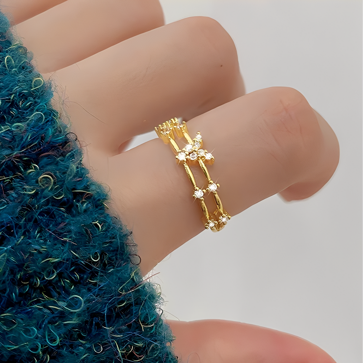 Verna – Bague elegante em forma de borboleta