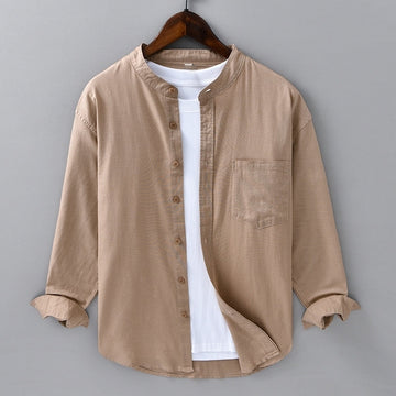 Andrew - Camisa de manga comprida confortável para homens