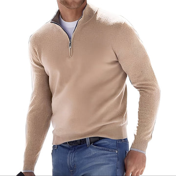 Ralph - Suéter masculino confortável com zíper