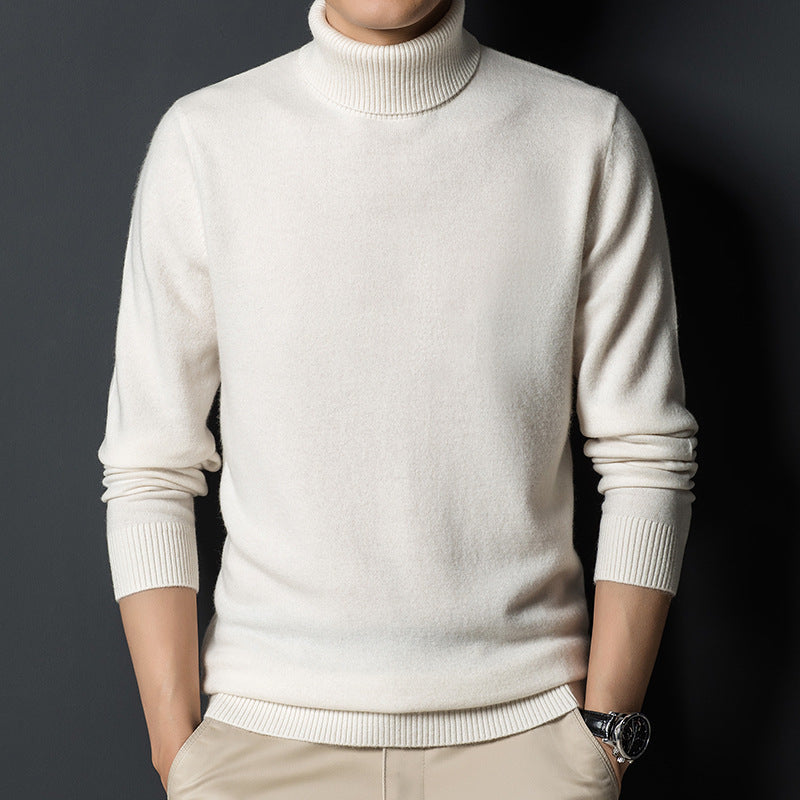 Ralph - Simple Wool Turtleneck Sweater for Men