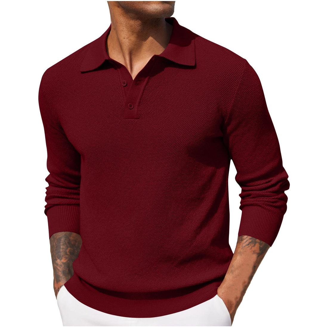 Harrison – Camisa masculina casual de manga longa