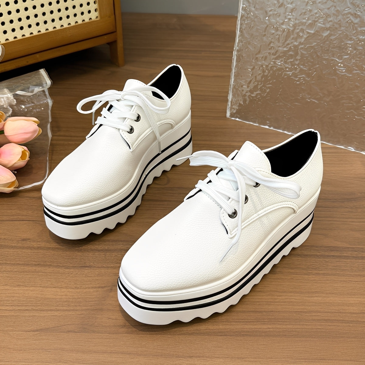 Joanne - Modern Raised-sole Shoes with Thick Sole for Women