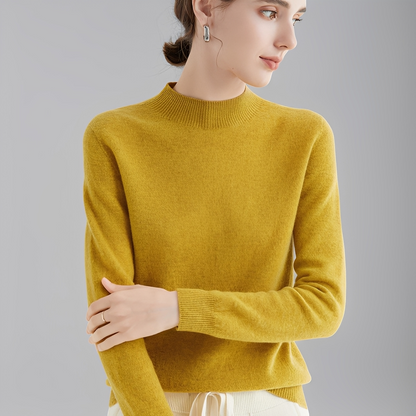 Chrystellene - Bequemer Rollkragenpullover aus Kaschmir für Damen