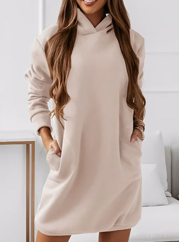 Michaela - Vestido Mini Elegante com Capuz para Mulheres