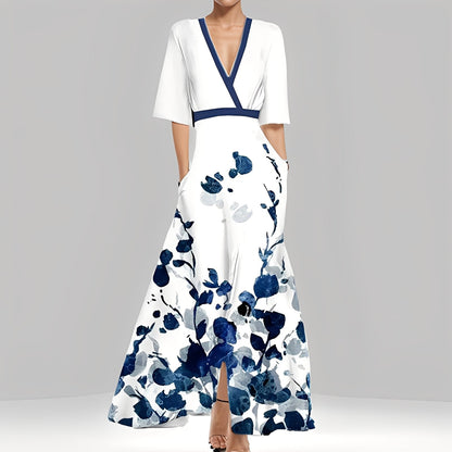 Geneviève - Elegantes Kleid mit Blumenmuster für Frauen