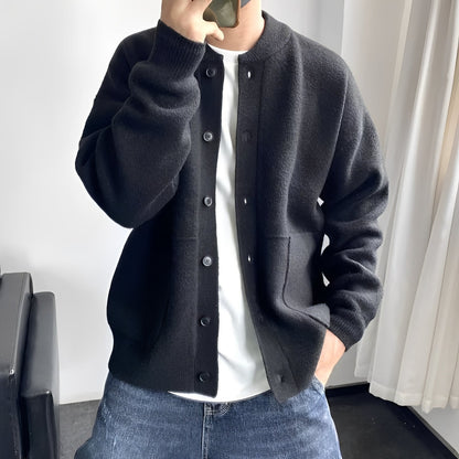 Josh - Moderna, lockerer Wollmantel für Herren