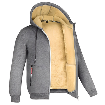 Raphael - Quente, com capuz forrado com fleece para homens