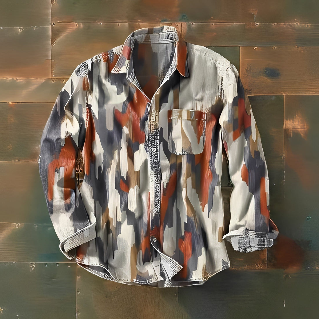 Sybille - camisas com padrões vintage para homens