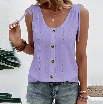 Millie - Regata elegante sem mangas para mulheres