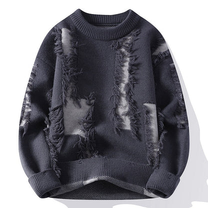 Frank - Elegant Sweater with Round Neck for Men