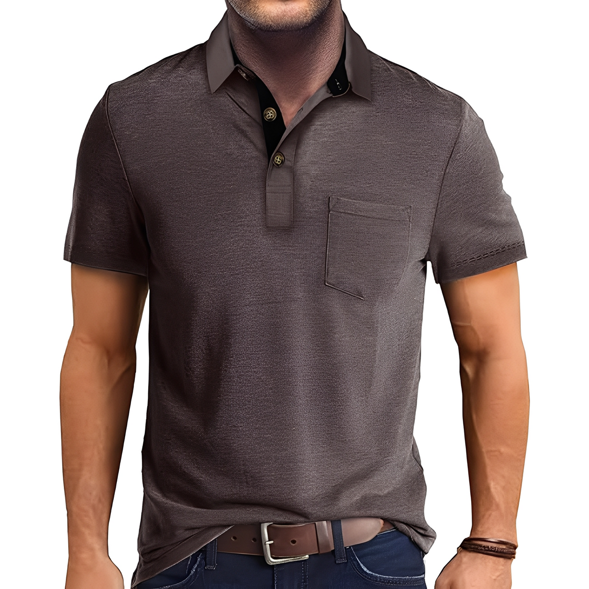 Abner - Camisa polo de estilo clássico