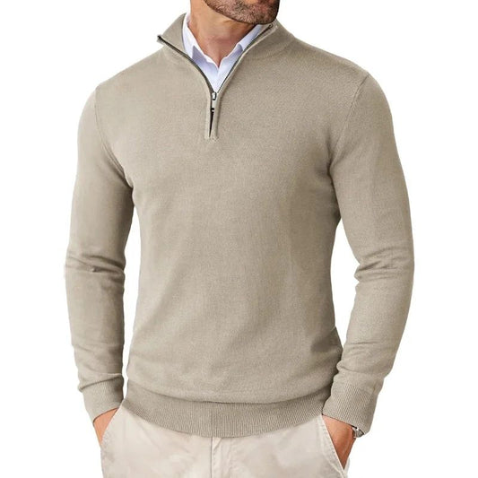 Bowen - Contemporary Sweater with Closure for Men
