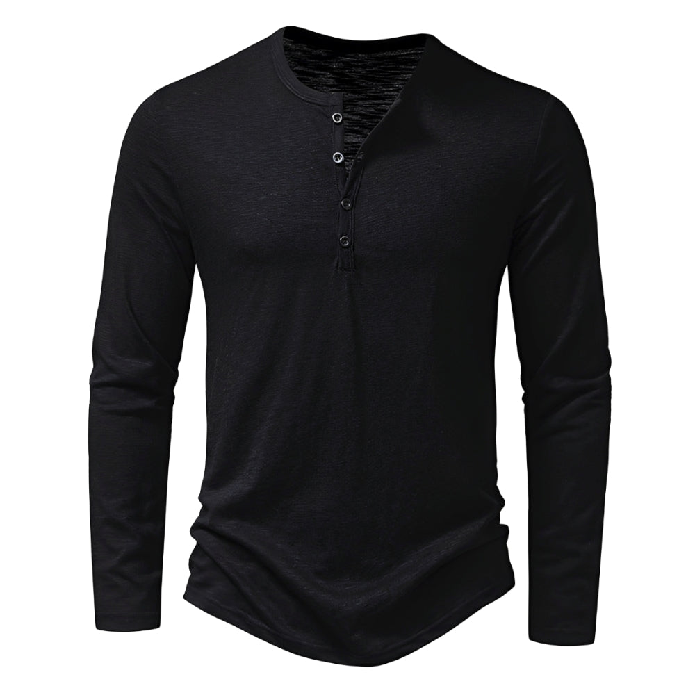 Randall – Camisa casual com mangas longas para homens