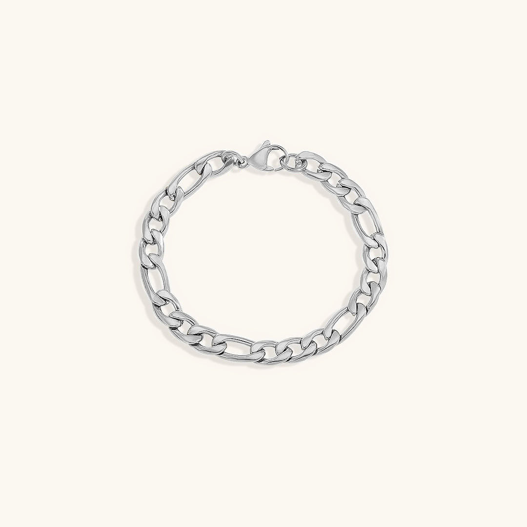 Saturno - Bracelete em corrente dourada