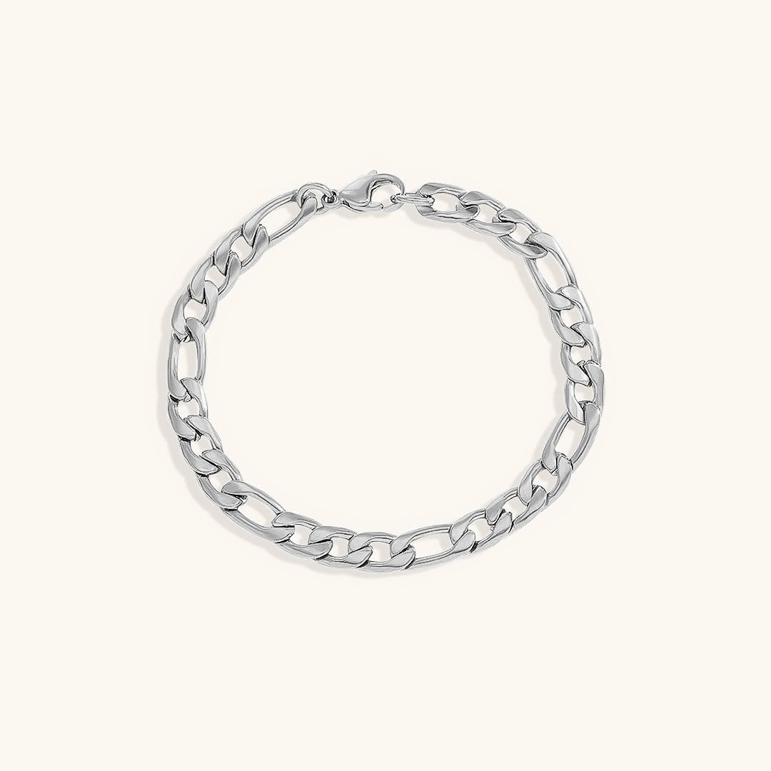 Saturno - Bracelete em corrente dourada