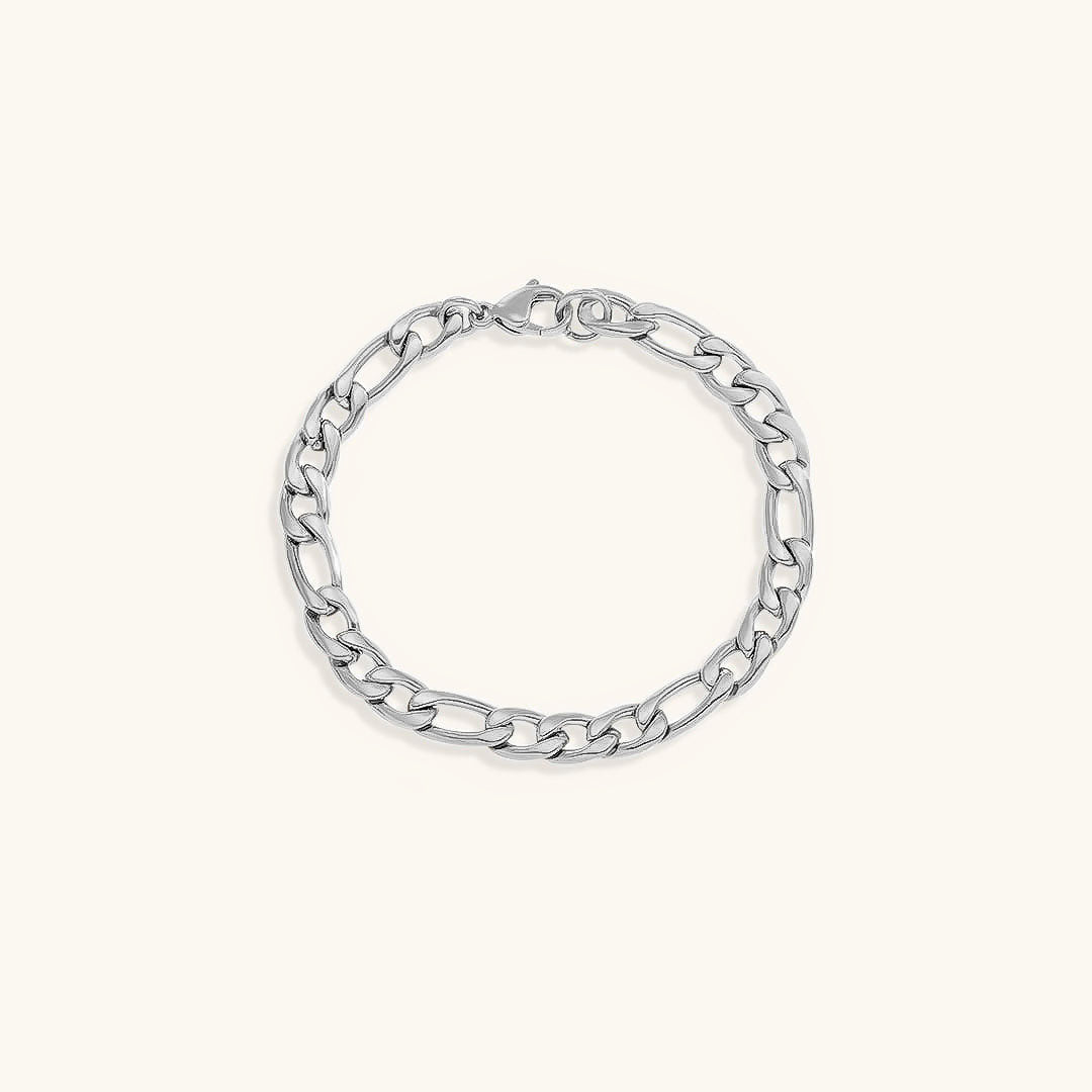 Saturno - Bracelete em corrente dourada