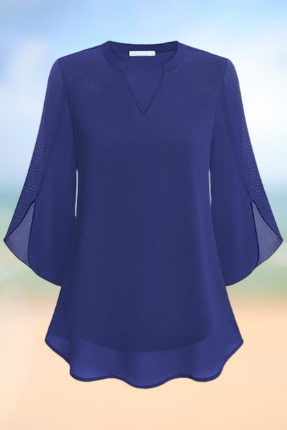 Celeste - Anmutige Bluse mit offenen Ärmeln