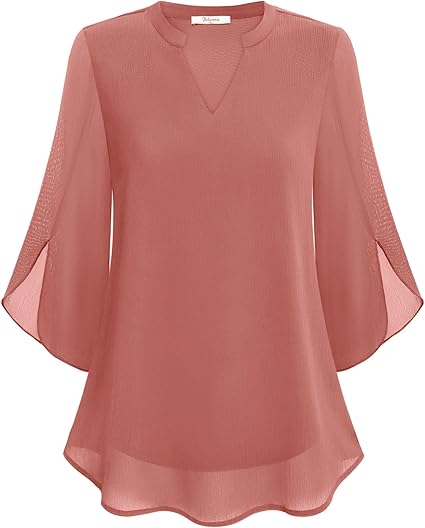 Brianna - Bluse mit offenem Ärmel und elegantem Schwung