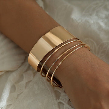 Yuki – Bracelete vintage clássico em ouro