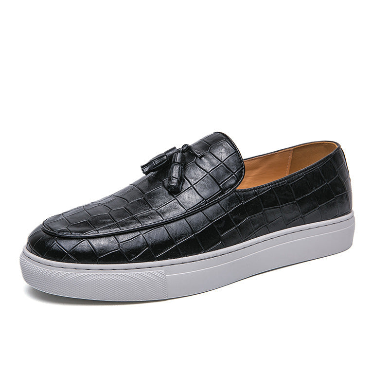 Steven - Elegant Leather Slip-on Shoes for Men