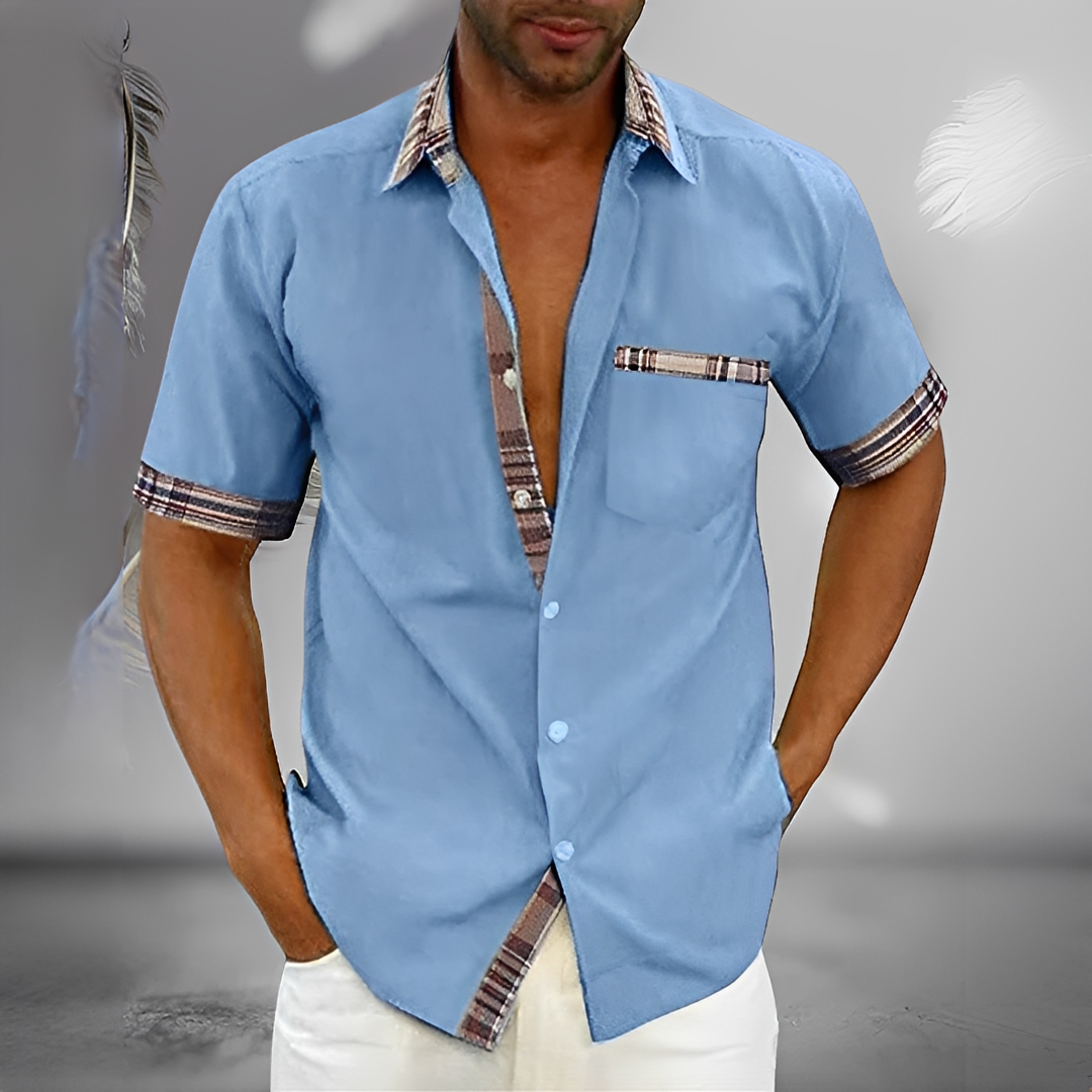 Henrick - Uma camisa de verão elegante e confortável para homem