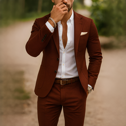 Hanzel - Conjunto de duas peças formal para homem