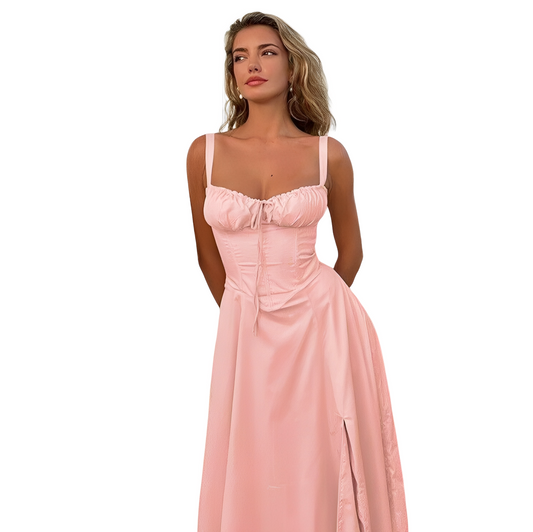 Irene - Elegant Corset Midi Dress for Women