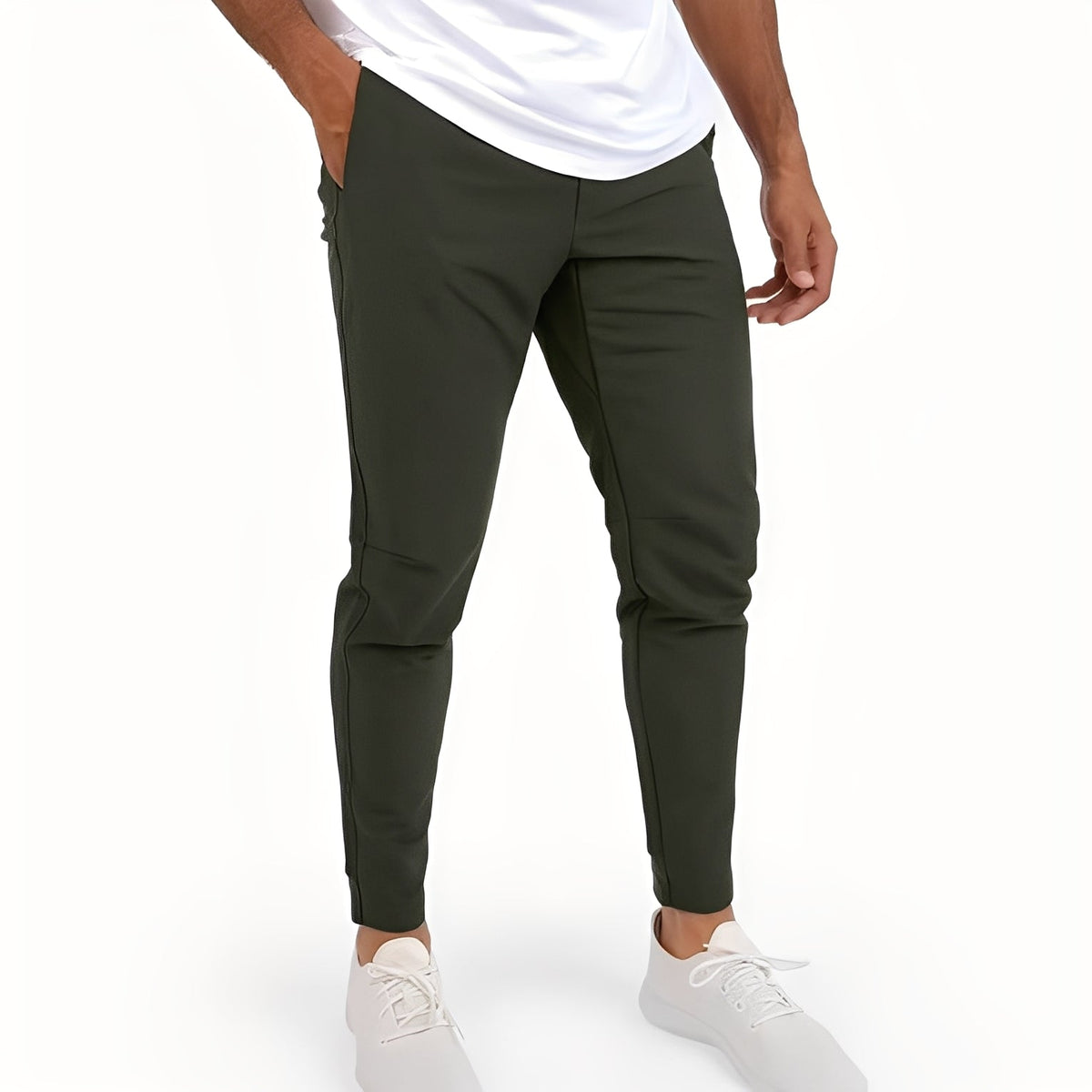 Willard - Calça elástica em corte slim-fit
