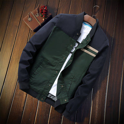 Jenson - Moderne Bomberjacke mit Streifen für Herren