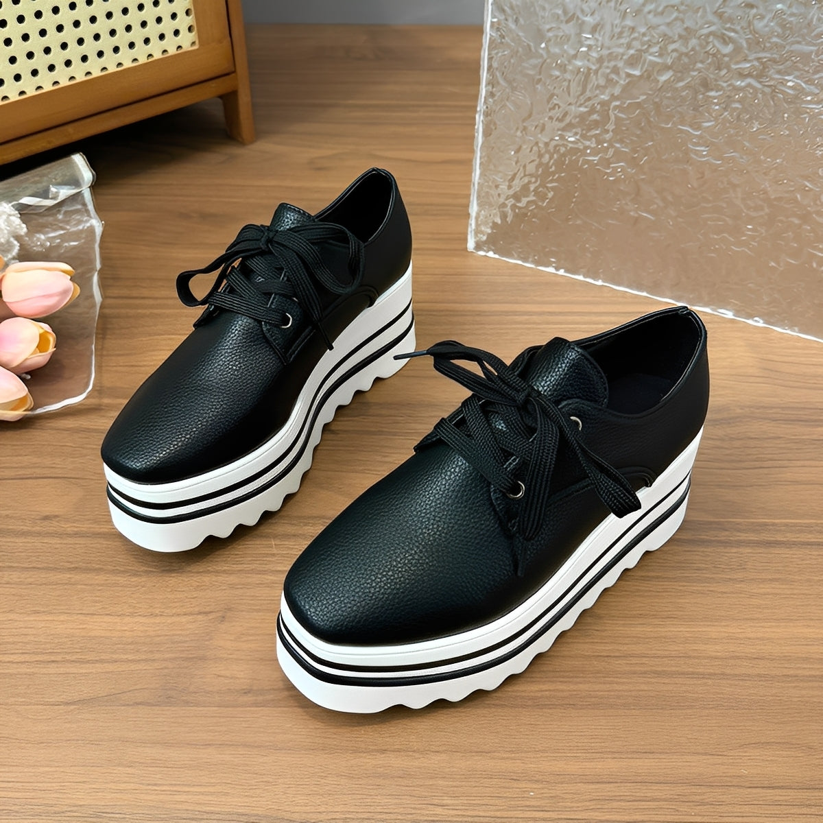 Joanne - Modern Raised-sole Shoes with Thick Sole for Women