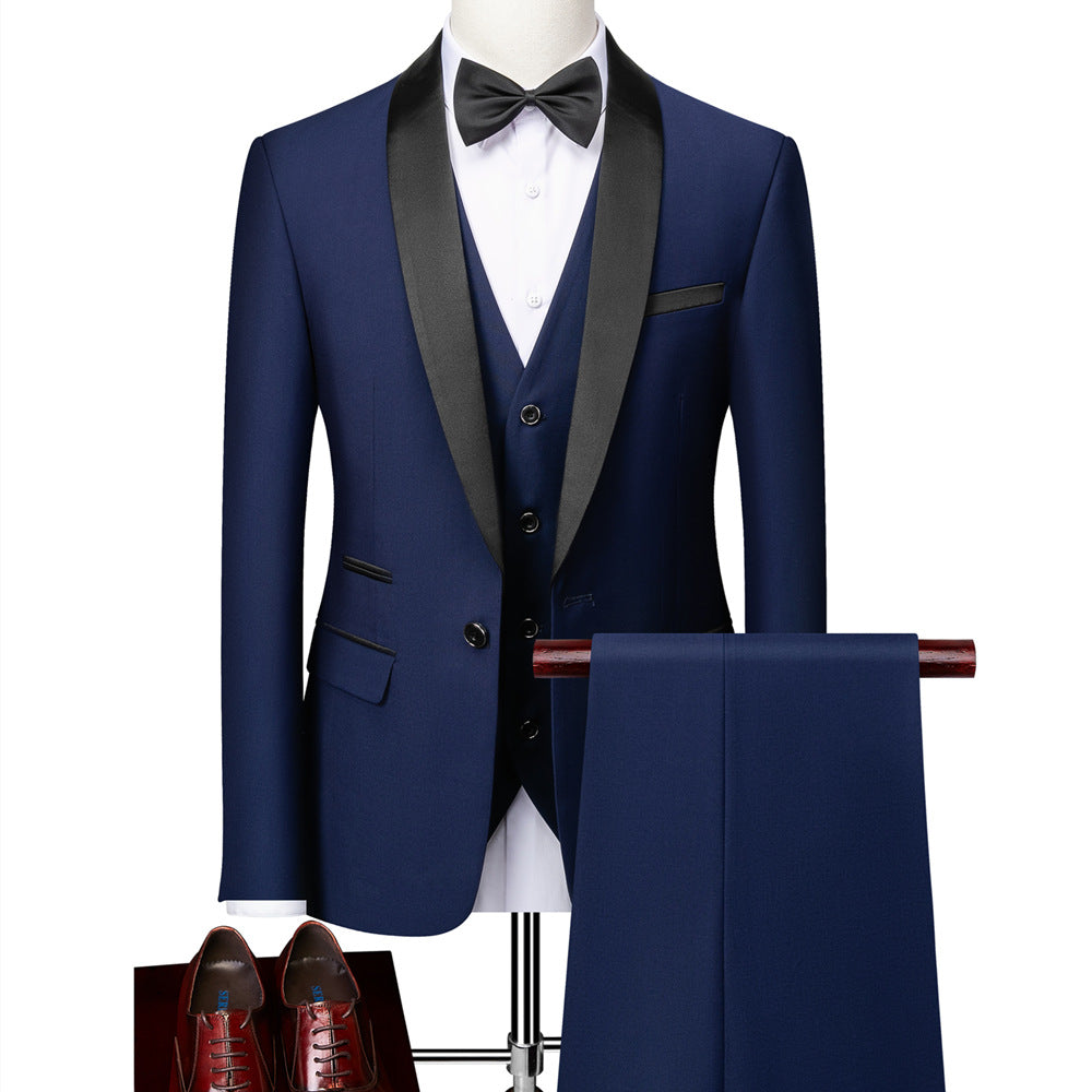 George - Terno Formal Slim-Fit de 3 Peças para Homens