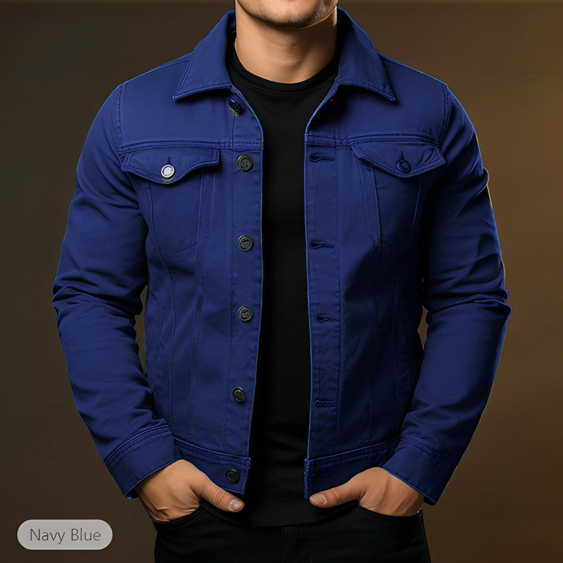 Leroy - Jaqueta Jeans Estilosa para Homens